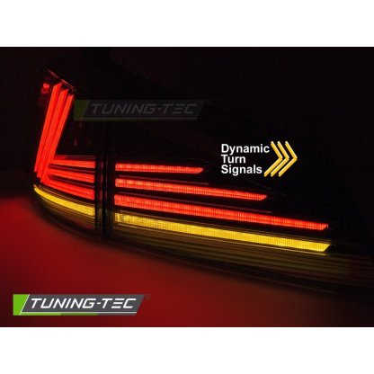 Zadní světla LED, dynamický blinkr, pro LEXUS IS II 2006-2013 kouřová