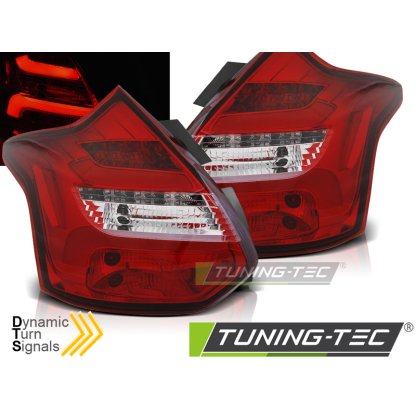 Zadní světla LED Ford Focus 3 11-14 SEQ červená