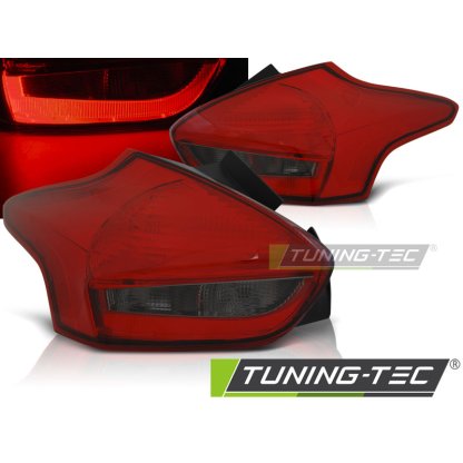 Zadní světla LED Ford Focus MK3 14- červená/kouřová
