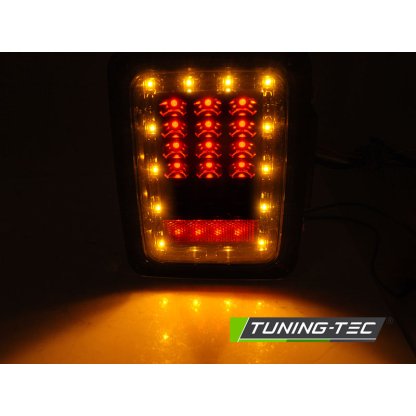 Zadní světla LED Jeep Wrangler JK 07-18 černá/kouřová