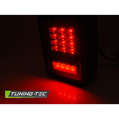 Zadní světla LED Jeep Wrangler JK 07-18 černá/kouřová