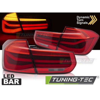 Zadní světla LED, LED dynamický blinkrem BMW F30 11-18 sedan červená