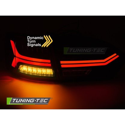 Zadní světla LED, LED dynamický blinkrem pro VW JETTA VI 2011-2014 kouřová