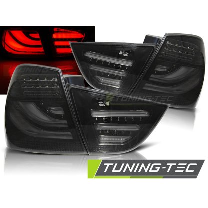 Zadní světla LED LightBar BMW E90 sedan 08-11 kouřová