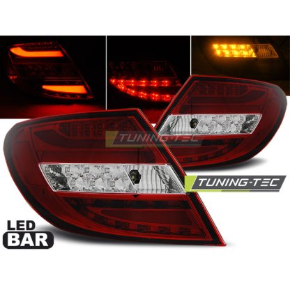 Zadní světla LED Lightbar Mercedes-Benz W204 sedan 07-11 černá/kouřová