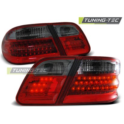 Zadní světla LED Mercedes Benz W210 95-02 - červená/kouřová