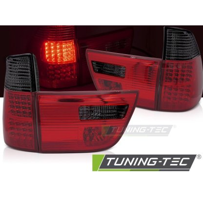 Zadní světla LED pro BMW X5 E53 1999-2003 červená kouřová