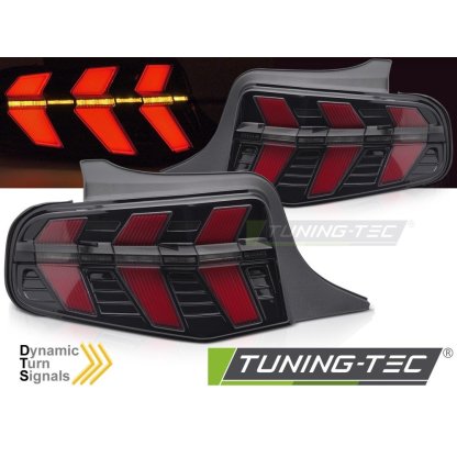Zadní světla LED pro Ford MUSTANG 2010-2013 černé