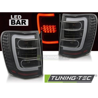 Zadní světla LED pro JEEP GRAND CHEROKEE 1999-2005 černá čirá
