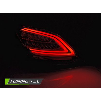 Zadní světla LED s LED dynamickým blinkrem pro Mercedes-Benz C W205 14-18 červená