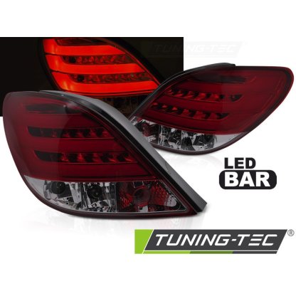 Zadní světla s LED PEUGEOT 207 3D/5D 2006-2009 červená/kouřová