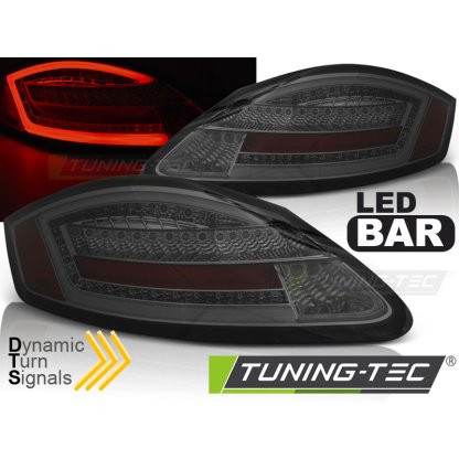 Zadní světla SEQ LED BAR Porsche Boxter 987 05-08 kouřová