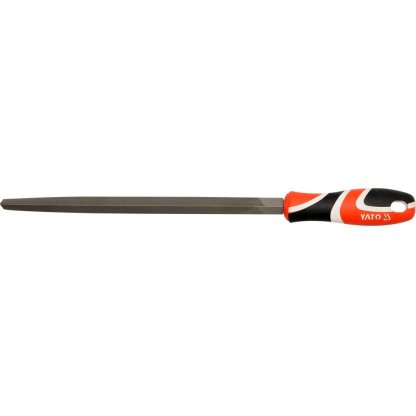 Zámečnický trojhranný pilník 250 mm, středně hrubý - YT-6230