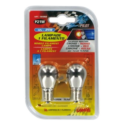 Žárovka 12V 21W DIADEM červená, 58068