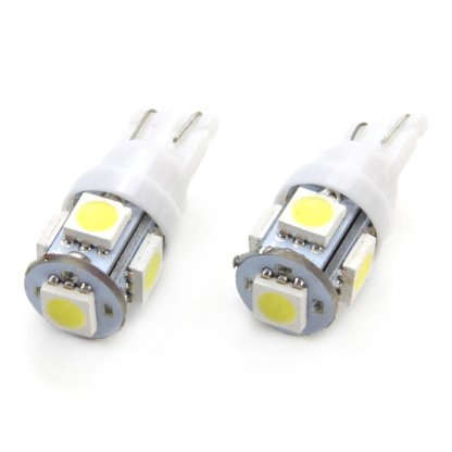 Žárovka 12V LED 12V 5xSMD T10 (W5W), délka 28mm, 01284