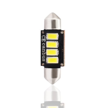 Žárovka 12V LED 4xSMD5730 SUFIT bílá, CAN-BUS, délka 36mm, na blistru, LB334W-01B