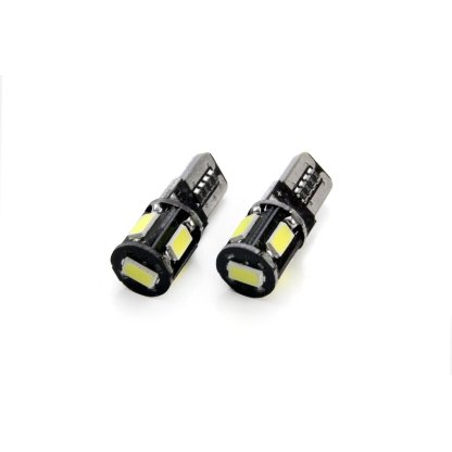 Žárovka 12V LED 5xSMD T10 (W5W) bílá, CAN-BUS, 01628