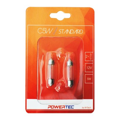 Žárovka C5W 12V 5W sufitová T11 36mm, PTZ33-02B, baleno na blistru