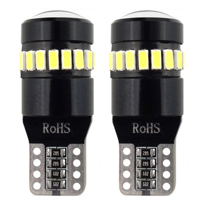 Žárovka LED CANBUS 18SMD 3014 + 1SMD T10 W5W White 12V/24V, 02446