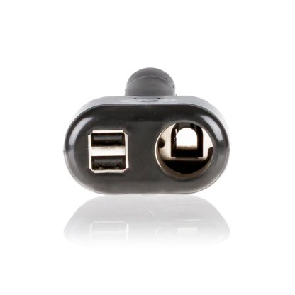 Zástrčka do autozapalovače 12V s 2x USB (2.1, 1.0A) ALCA, 510100