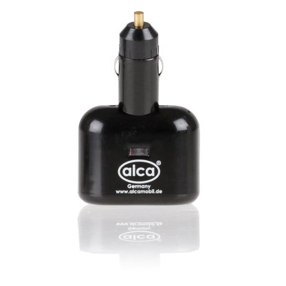 Zástrčka do autozapalovače 12V s 2x USB (2.1, 1.0A) ALCA, 510100