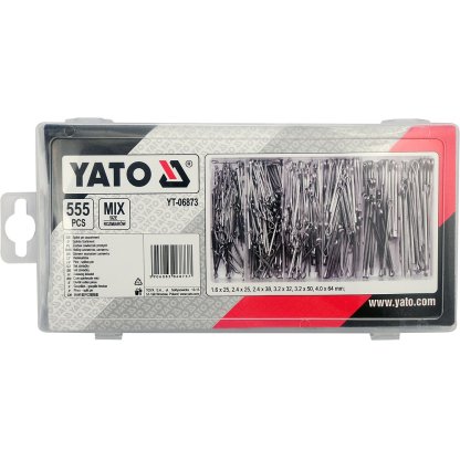 Závlačky sada 555ks, R-01 - R-06, YATO