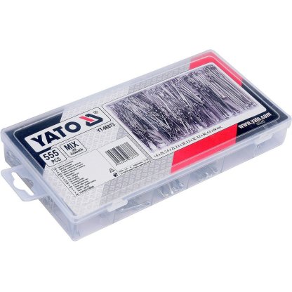 Závlačky sada 555ks, R-01 - R-06 - YT-06873