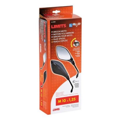 Zrcátka na motorku Limits M10x1,25, 90081