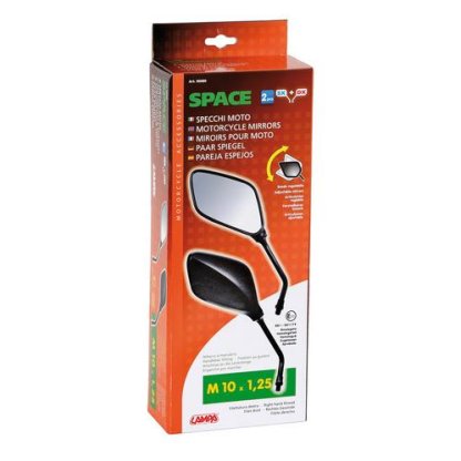 Zrcátka na motorku Space M10x1,25, 90080