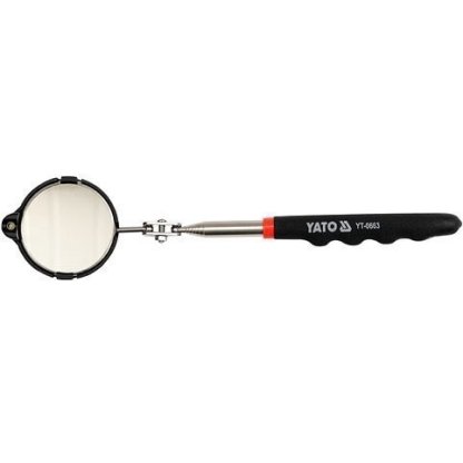 Zrcátko kontrolní teleskopické s LED osvětlením 265-920mm - YT-0663