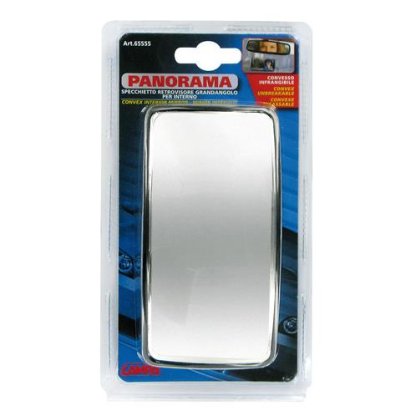 Zrcátko vnitřní na přísavku-vypouklé 135x68mm, 65555
