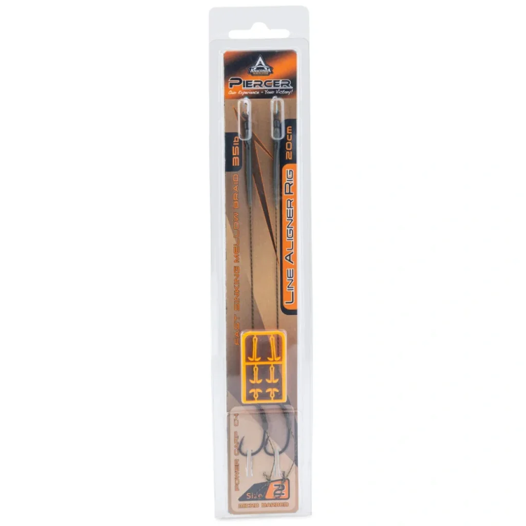 Anaconda návazec Piercer Line Aligner Rig Crank-66 2ks velikost 4 mikroprotihrot