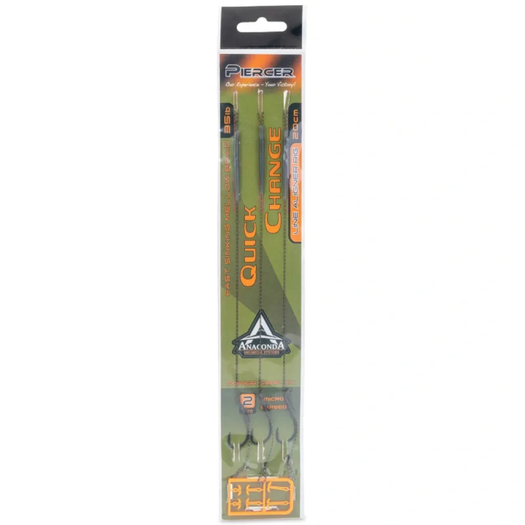 Anaconda návazec Quick Change Combi Rig Curve Shank GT-8 3ks velikost 8