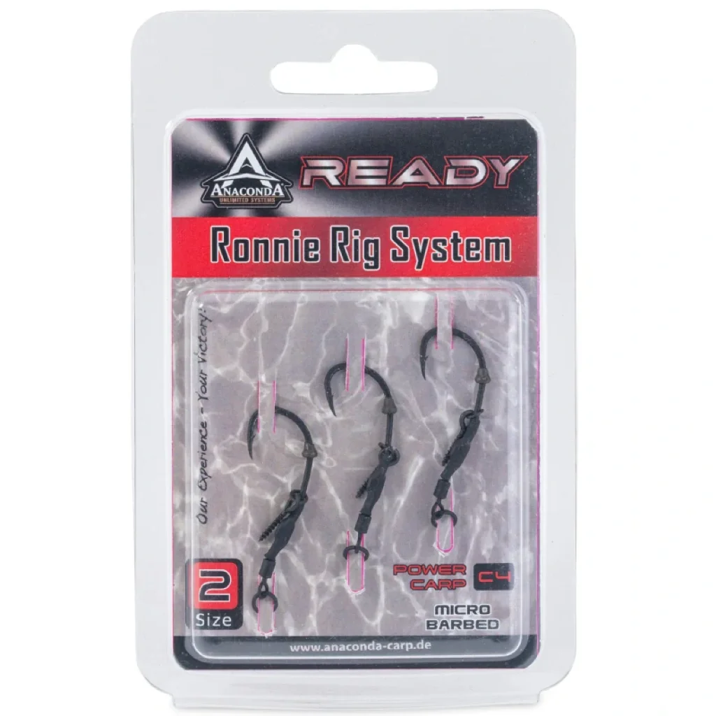 Anaconda návazec Ready Ronnie Rig System Power Carp C4 3ks velikost 4