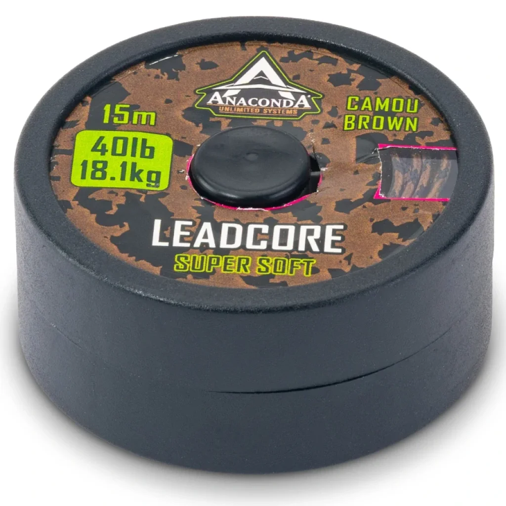 Anaconda olověnka Super Soft Leadcore 40lb 5m hnědá