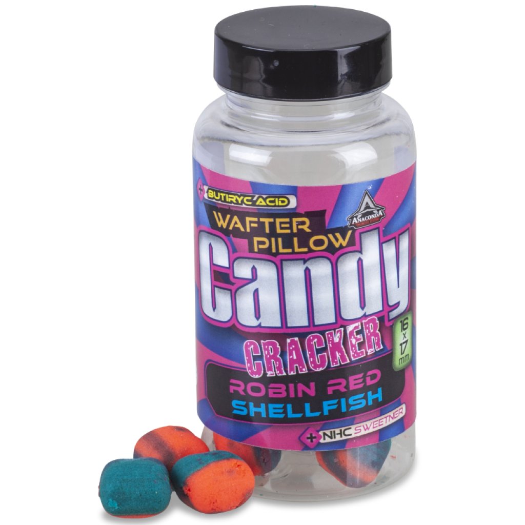 Anaconda wafter Candy cracker Robin red-Shellfish 16x17mm
