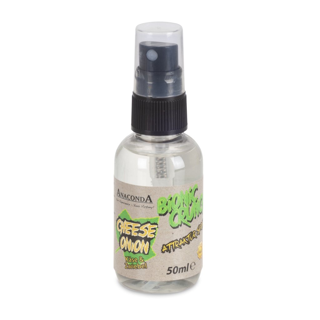 Attraktor Spray Anaconda Bionic Crunch 50ml Příchuť Chesse Onion