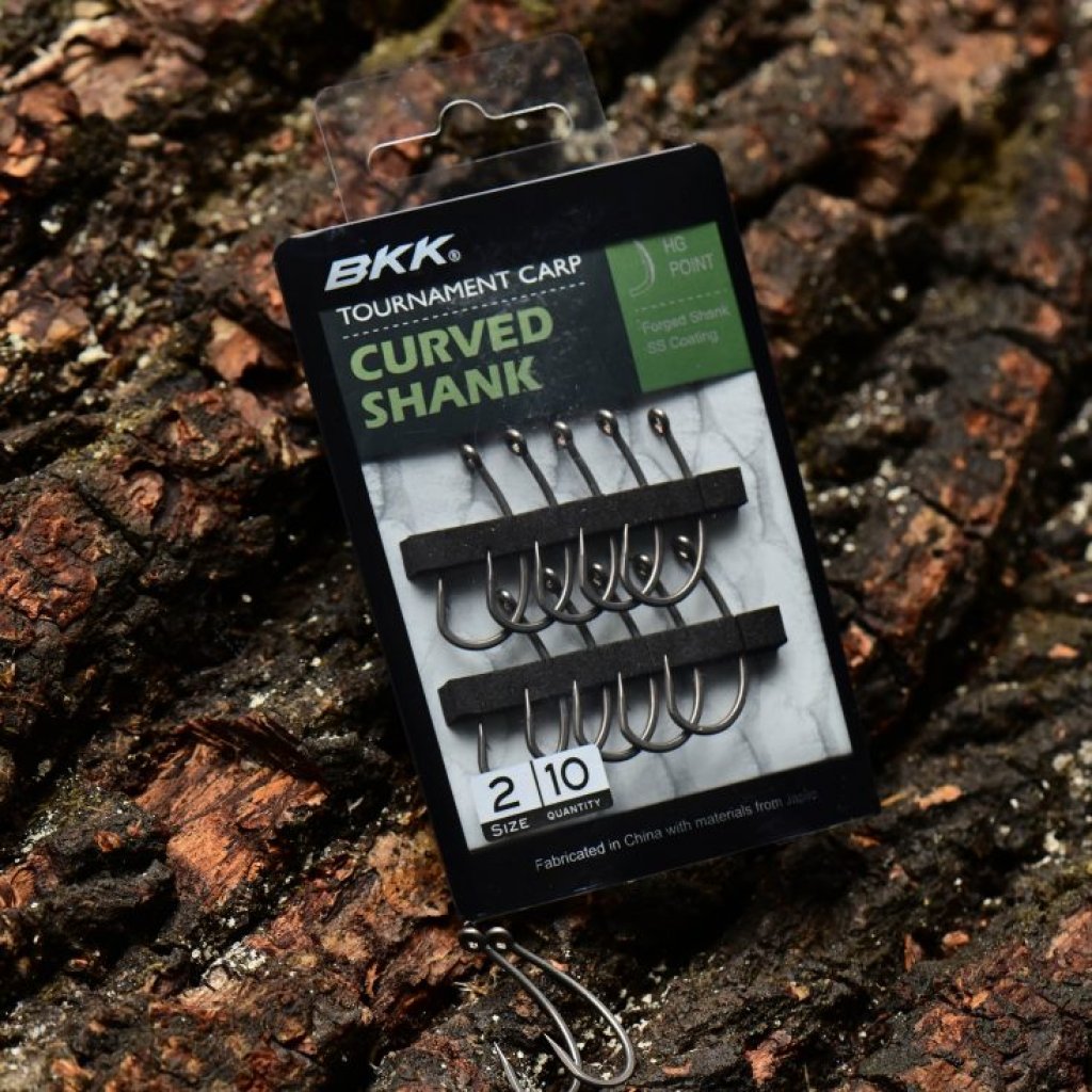 BKK Háček Curved Shank Velikost 8 10ks