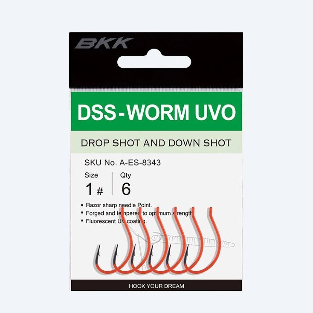 BKK Háček DSS-WORM UVO Velikost 2/0 5ks