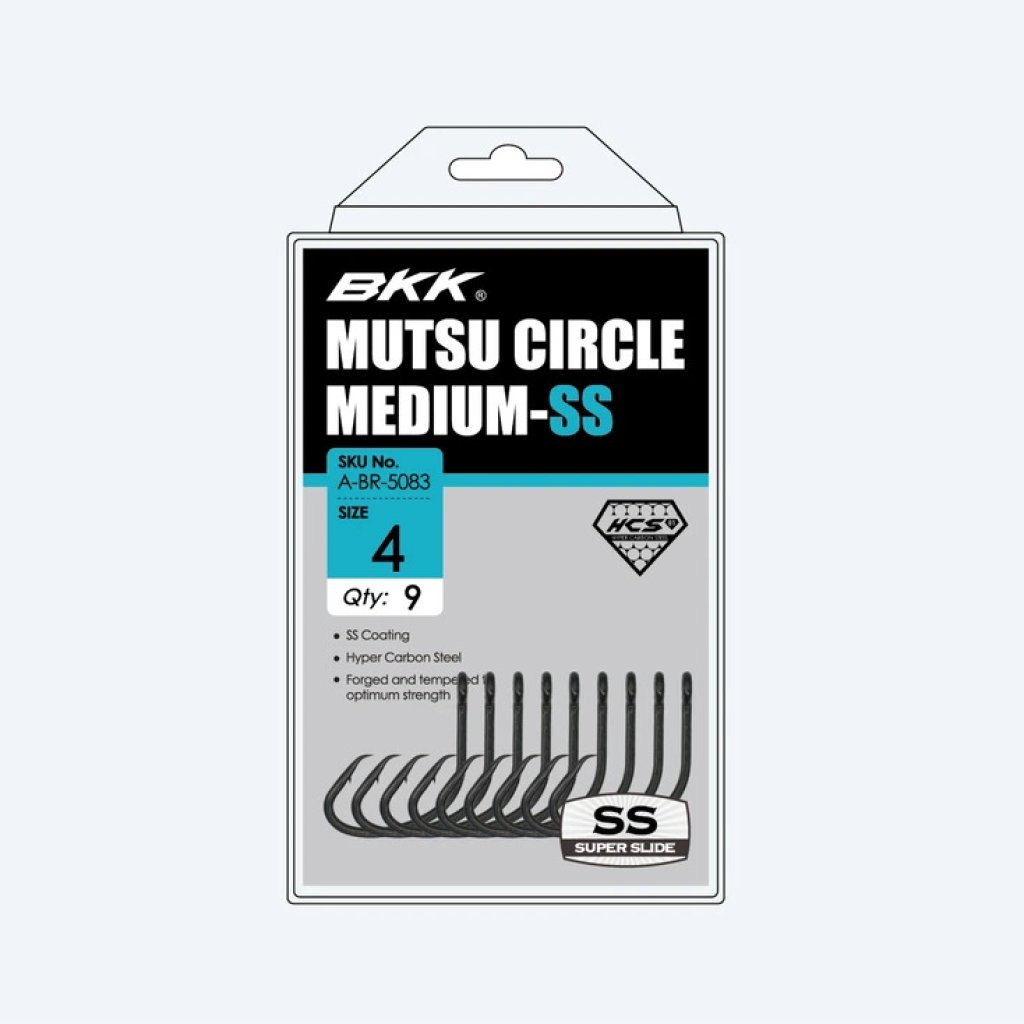 BKK Háček MUTSU CIRCLE Medium-SS Velikost 7/0 3ks
