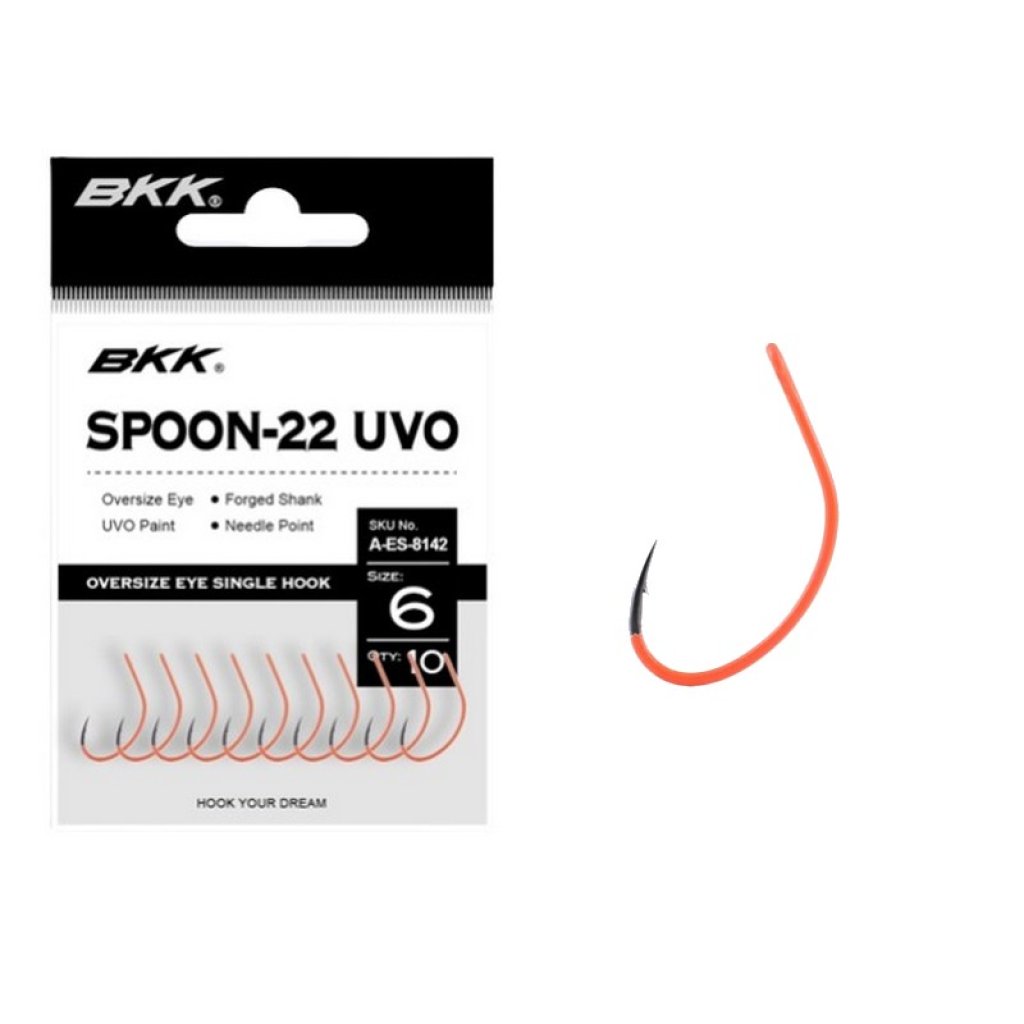 BKK Háček Spoon-22 UVO Velikost 1/0 8ks