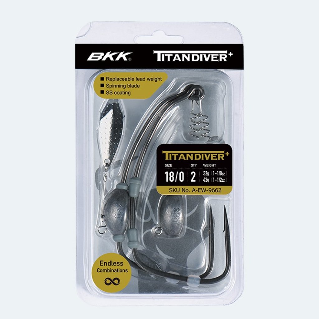 BKK Háček Titan DiverPlus Velikost 18/0 2ks