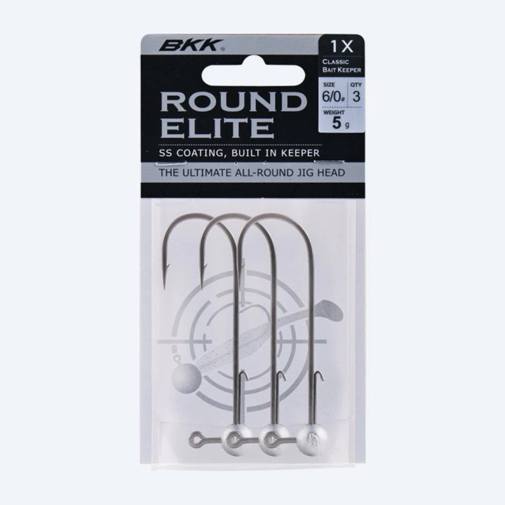 BKK Jigová hlavička Round Elite-Classic Bait Keeper 10g Velikost 1 3ks