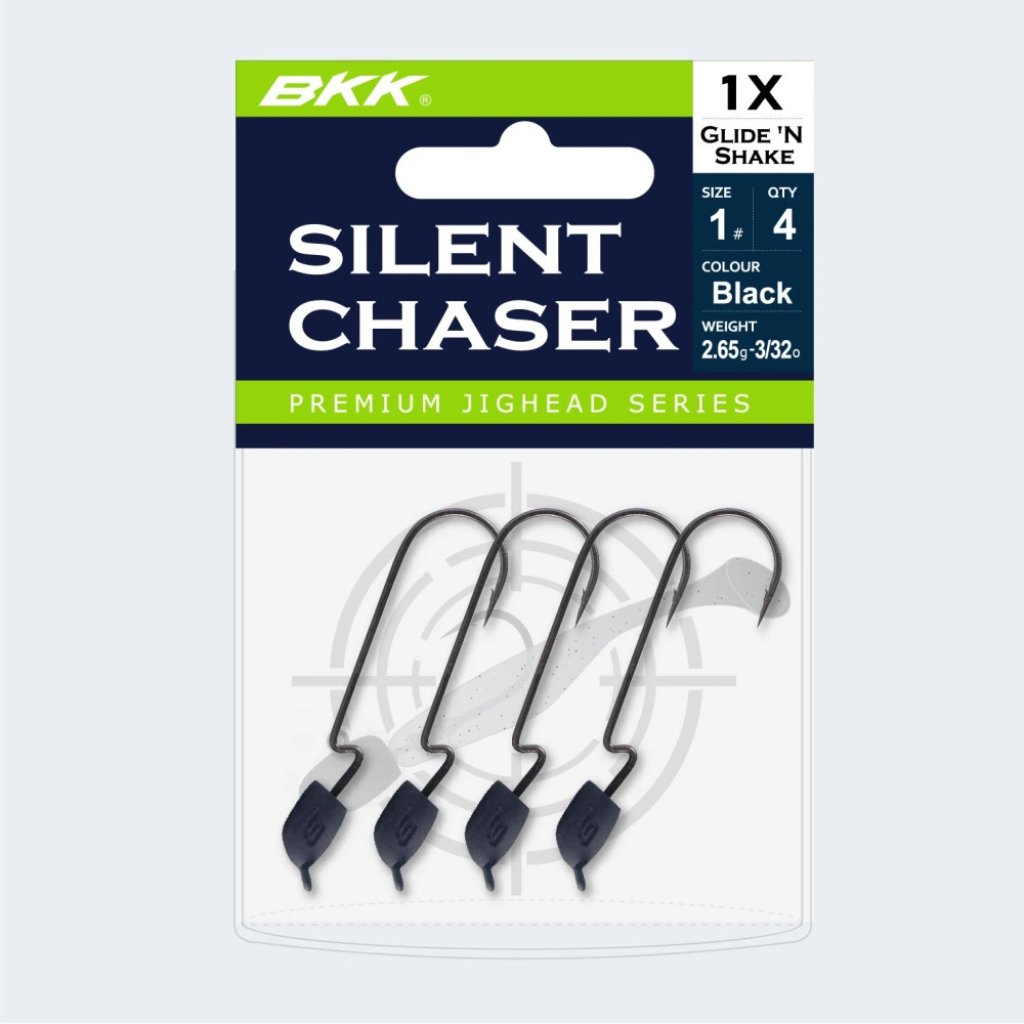 BKK Jigová hlavička Silent Chaser Glide 'N Shake 7,1g Velikost 1/0 4ks