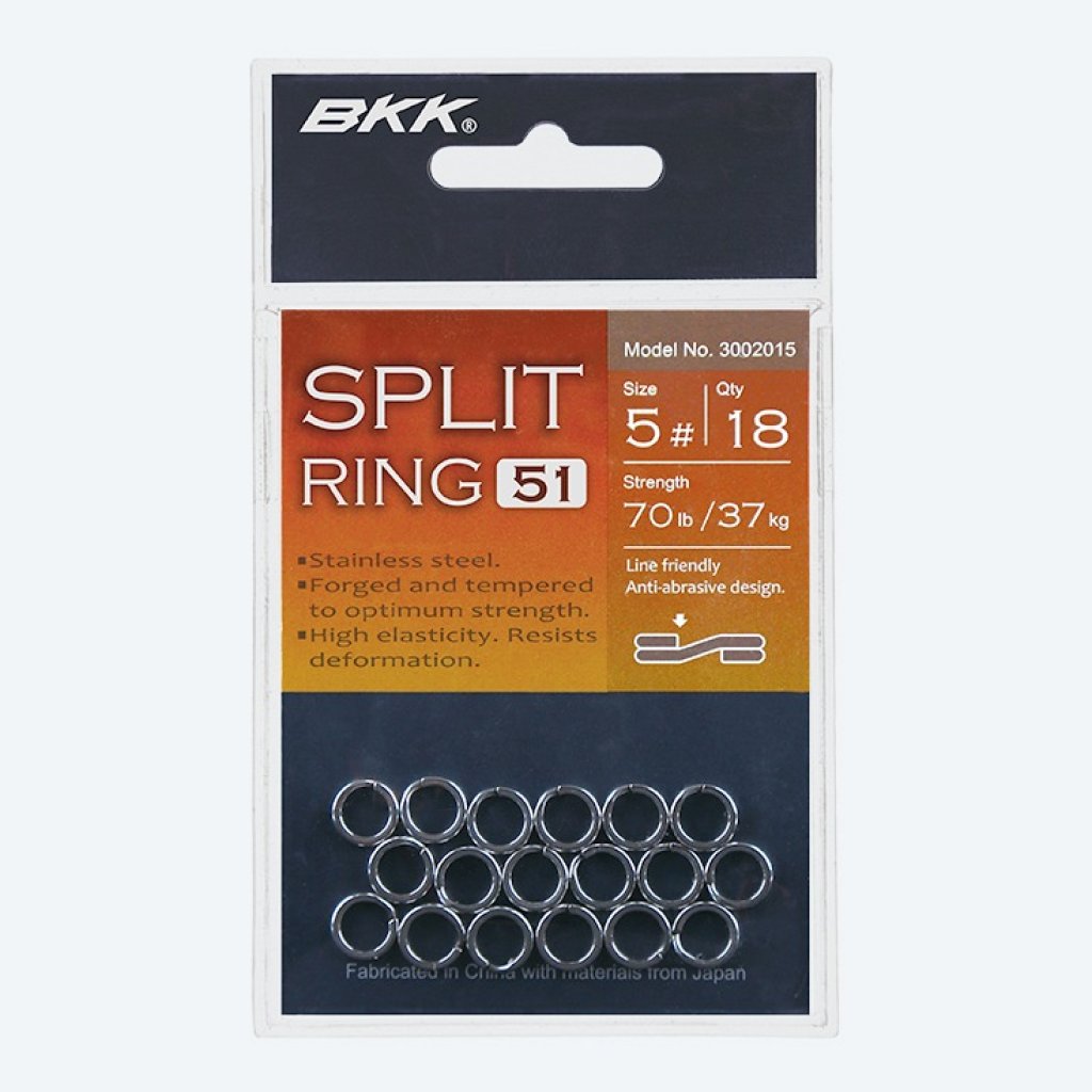 BKK Kroužek Split Ring-51 Velikost 4 27,2kg 18ks