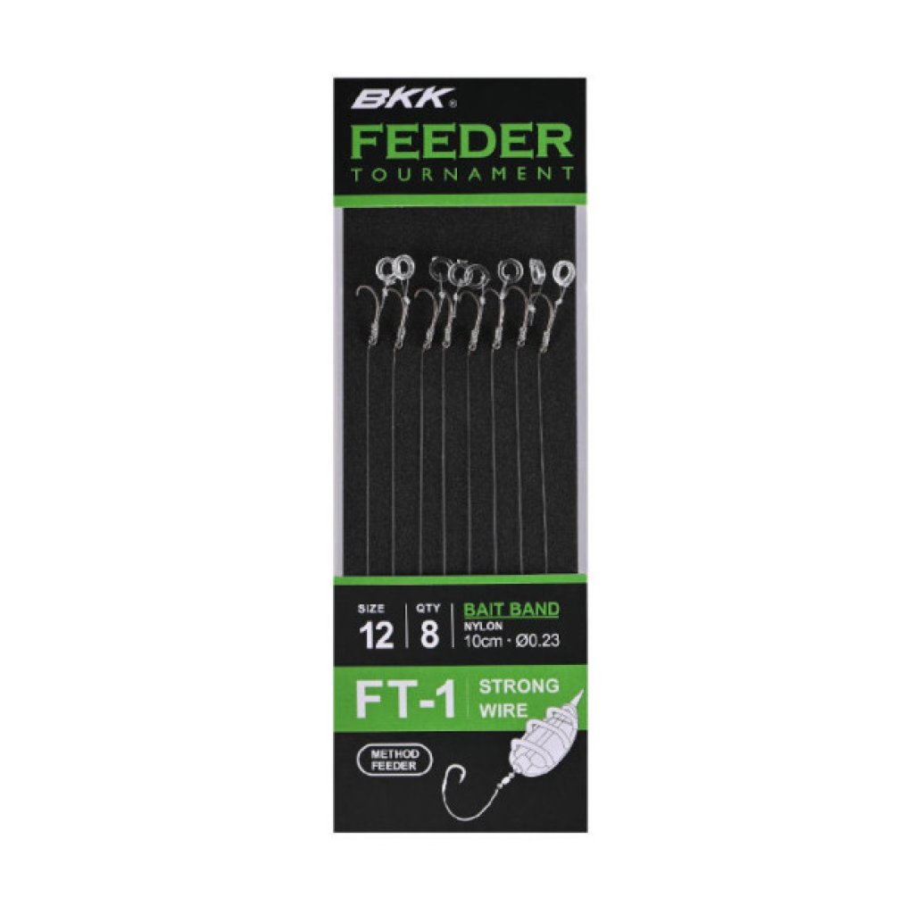 BKK Návazec Feeder Tournament FT-1 Bait Band Rigs Velikost 10 8ks