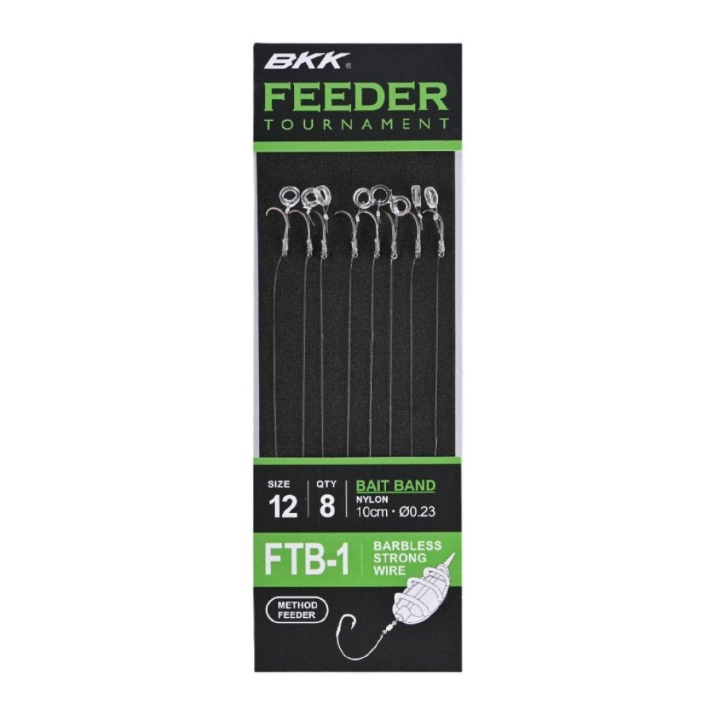 BKK Návazec Feeder Tournament FTB-1 Bait Band Rigs Velikost 16 8ks