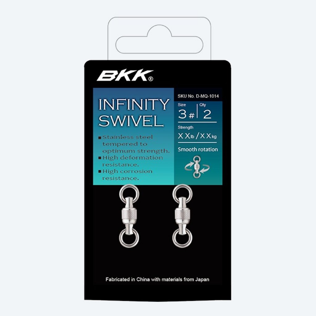 BKK Obratlík Infinity Swivel Velikost 0 30kg 2ks