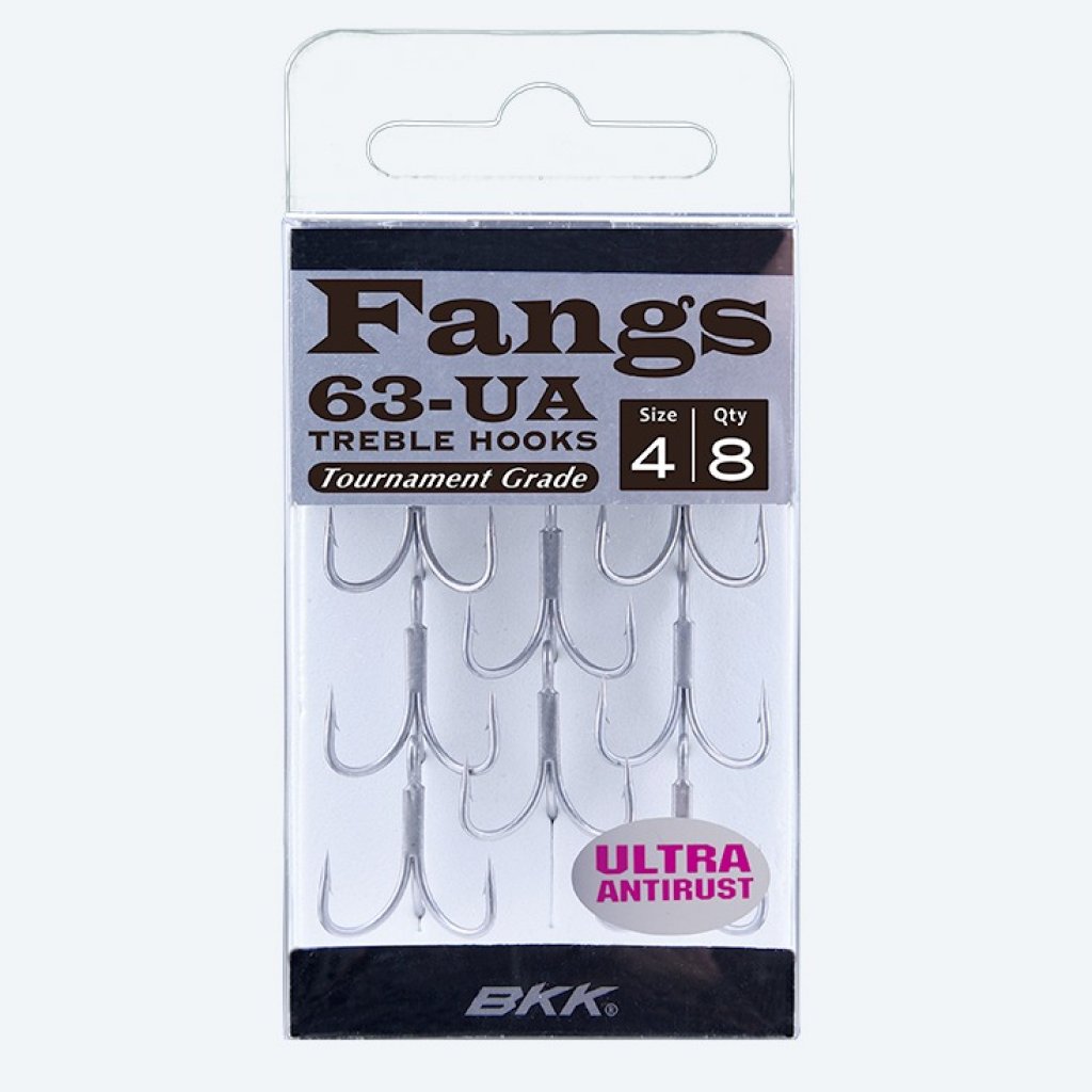 BKK Trojháček Fangs-63 UA Velikost 1/0 6ks