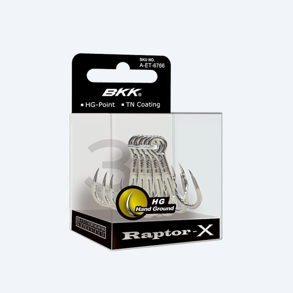 BKK Trojháček RAPTOR-X Velikost 1/0 6ks
